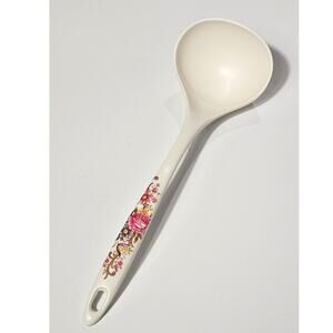 Floral Melamine Ladle Cottage Core, Pink Floral, Grannycore Floral Kitchen